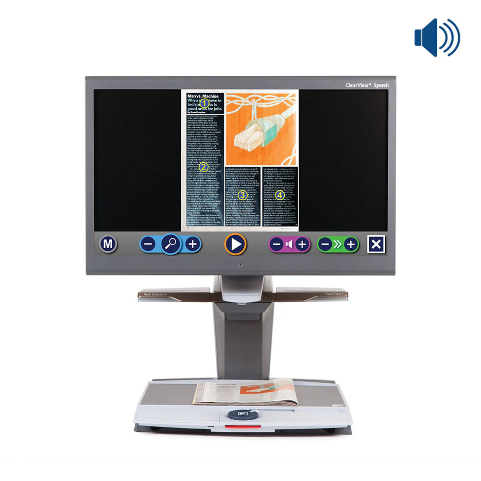 Optelec ClearView+ Speech — 24-inch